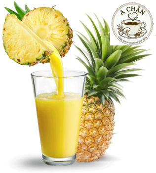 Nước ép thơm (đá/ không đá) - Pineapple juice (with/without ice)